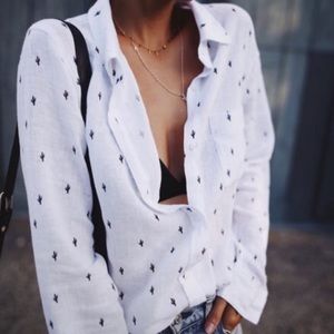 Rails Charli Cactus Shirt in White
